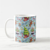 Kerst Rendieren & Sneeuwbollen Koffiemok (Links)