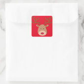 Kerst rendieren Stickers - vel van 20 (Tas)