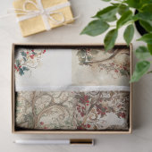 Kerst rendiervierkanten tissuepapier (Geschenk)