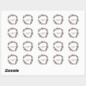 Kerst Retouradres Label Stempel (Vel)