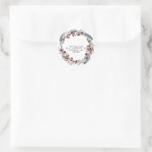 Kerst Retouradres Label Stempel (Tas)
