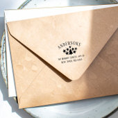 Kerst Retouradres Rubberstempel
