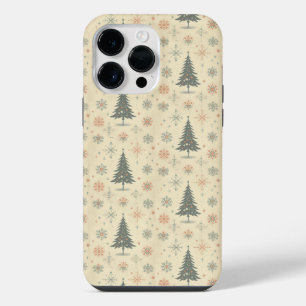 Kerst Retro/Oud iPhone 14 Pro Max Hoesje