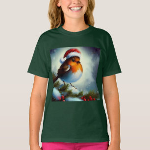 Kerst Robin 3 T-shirt