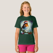 Kerst Robin 3 T-shirt (Voorkant volledig)