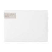 Kerst Robin Bird Vakantie Retouradres (Voorkant)