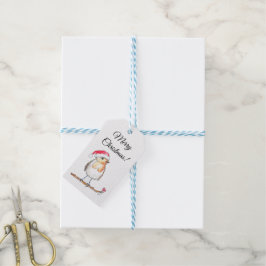 Kerst Robin Cadeaulabel