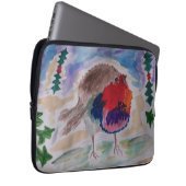 Kerst Robin Laptop Sleeve (Voorkant Rechts)