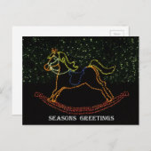 Kerst Rocking Horse 2016 Feestdagenkaart (Voorkant / Achterkant)