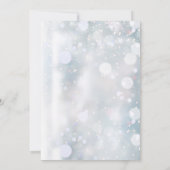 Kerst Rode Bessen Sneeuw Bedrijfs Kerstfeest Kaart (Achterkant)