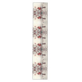 Kerst Rode Kardinaal Tafelloper (Voorkant)