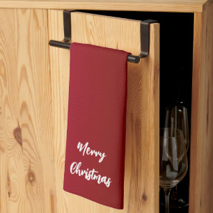 Kerst Rode Keuken Handdoeken