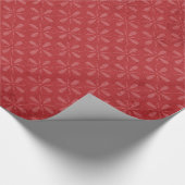 Kerst Rode Print XMAS Patroon Wrapping Papier (Hoek)