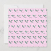 Kerst Rode Strikken Multicolor Save the Date (Achterkant)