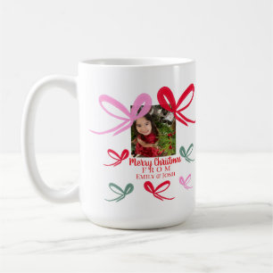 Kerst Rode Strikken Multikleur Doodle Koffiemok