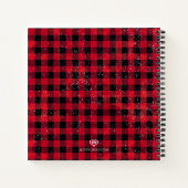 Kerst Rode  Truck Buffel Plaid Recept Notitieboek (Achterkant)