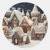 kerst ronde sticker (Voorkant)