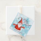 Kerst Rood en Blauw Schattigeste Prettige feestdag Bedankjes Labels (In situ)