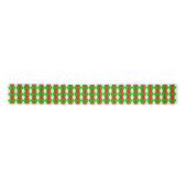 Kerst rood en groen Argyle Lint (Voorkant)