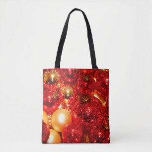 Kerst Rood Glas Decor Baubles Draagtas
