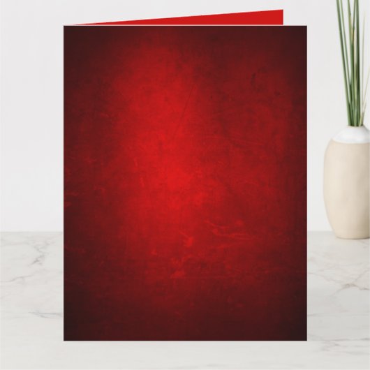 Kerst Rood Kaart (Voorkant)