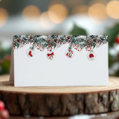 Kerst rood vrolijk klein Baby shower