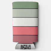 Kerst Rood Wit Groen Kleur op getextureerd papier (Achterkant)