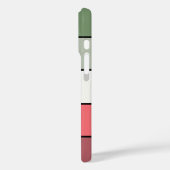 Kerst Rood Wit Groen Kleur op getextureerd papier Case-Mate iPhone Case (Achterkant / Links)