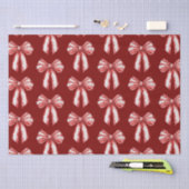 Kerst Rood Witte Pepermunt Bogen Tissuepapier (Craft)