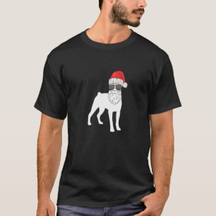 Kerst Rottweiler-hond heeft zichzelf als Sinterkla T-shirt