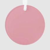 Kerst Roze Ornament (achterkant)