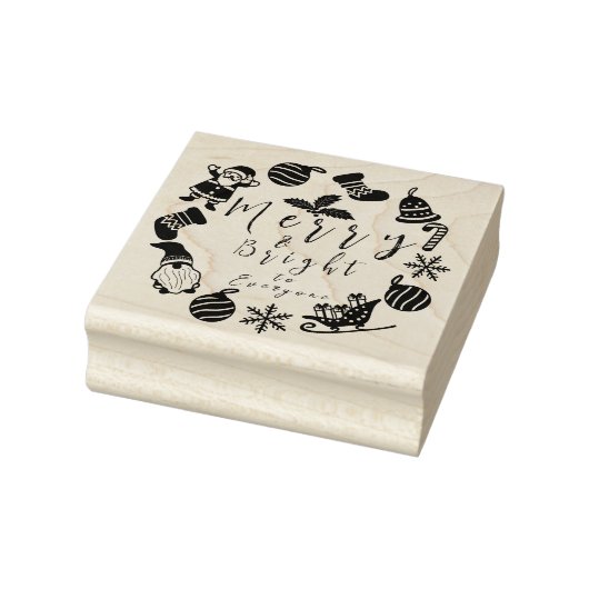Kerst Rubber Stamp Rubberstempel (Stempel)
