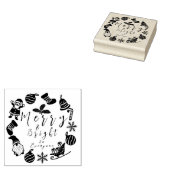 Kerst Rubber Stamp Rubberstempel (Gestempeld)