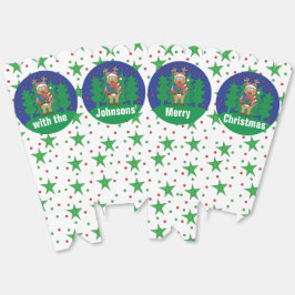 Kerst Rudolph Favor Box Bedankdoosjes