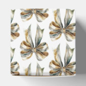 Kerst Rustiek Wit Groen Gouden Boog Bedankdoosjes (Bovenkant)