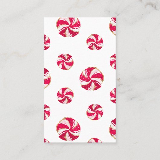 Kerst Santa Baby Boeken voor Baby Enclosure Kaart Visitekaartje (Achterkant)