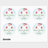 Kerst Santa Baking label Stickers (Vel)
