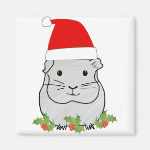 kerst santa guinea magneet