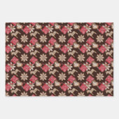 Kerst Scandinavisch patroon Inpakpapier Vel (Voorkant)