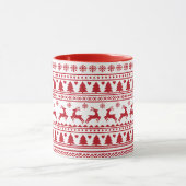 Kerst Scandinavische klassieke patroon Mok (Midden)