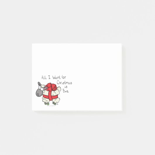 Kerst Schaap Kinderen Cartoons Post-it® Notes (Voorkant)