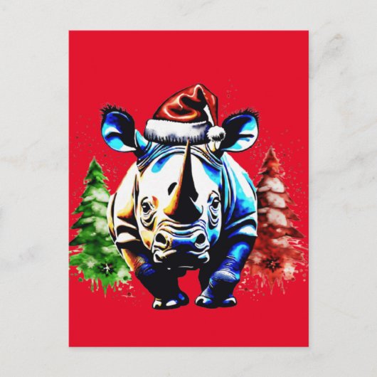 Kerst schattige puppy briefkaart (Voorkant)