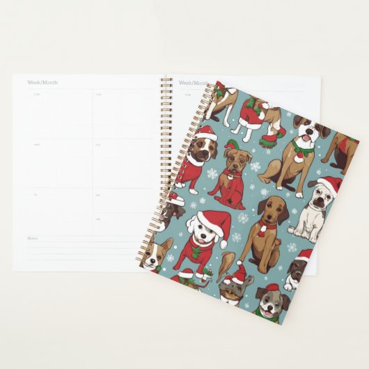 Kerst schattige puppy planner (Display)