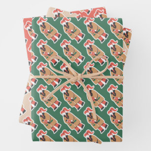 Kerst Schattige verhaal inpakpapier