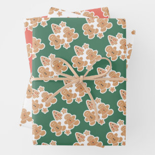 Kerst Schattige verhaal inpakpapier