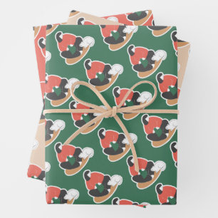 Kerst Schattige verhaal inpakpapier