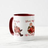 Kerst Schattigee Kerstman Grappig Jolly Mok (Voorkant links)