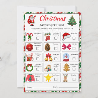 Kerst Schatzoekerspel | Vakantie Schat Kaart