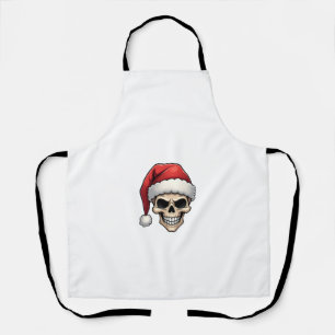 Kerst Schedel Grappige Kerstman XMES Mannen Vrouwe Schort