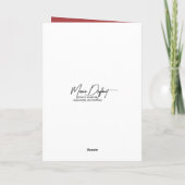 Kerst Schotse Terriër op bont Kaart (Achterkant)